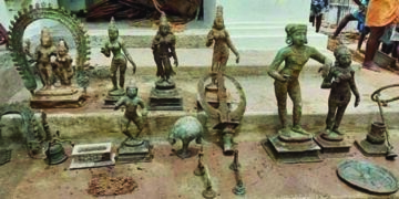 17 ancient idols, 36 artefacts unearthed near Nagapattinam in TN
