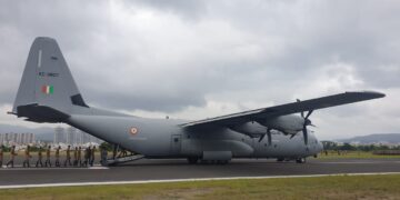 C-130 aircraft lands at National Defence Academy for the first time