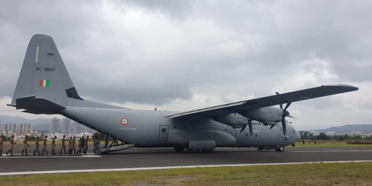 C-130 aircraft lands at National Defence Academy for the first time