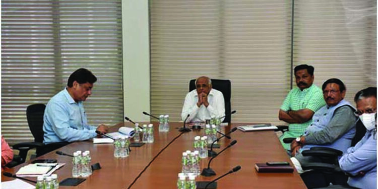 People’s Chief Minister Patel interacts with heads of Panchayat and Rural Development Depts