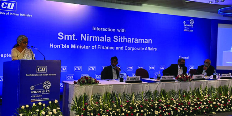 Sitharaman advocates trust between govt, industry critical to leverage opportunities created by COVID