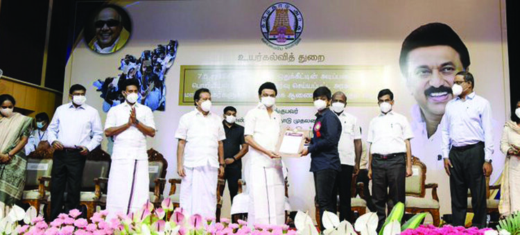 Govt to bear expenses of govt school students joining professional courses under 7.5 pc quota, says TN CM