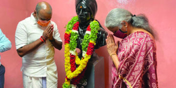 100th death anniversary: Sitharaman pays rich tributes to National poet Bharathi at his Ettayapuram memorial