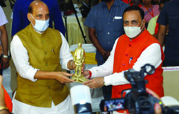 BJP Gujarat Executive Meeting: Ultras scared of Central govt, no major terror attack in India since Modi became PM, says Rajnath