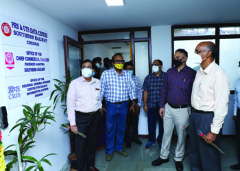 S Rly GM inaugurates new data centre for PRS, UTS ticketing at Moore Market Complex in Chennai