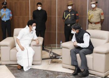 TN CM Stalin receives Governor-designate RN Ravi