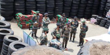 12 Corps GOC Lieutenant General PS Minhas visits Shivneri Brigade