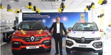 Renault unveils all-new Kiger RXT(O) & KWID MY21 as part of 10th anniversary celebrations in India