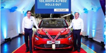 Tata Motors rolls out 1,00,000th unit of Altroz within 20 months of its launch