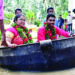Brave bride, groom travel in cooking vessel, get married amidst rising floods in God’s Own Country