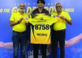 CSK honours Olympic gold medallist Neeraj Chopra with Rs 1 cr award, spl jersey