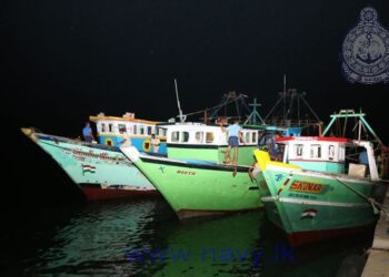 Sri Lanka Navy arrests 23 Indian fishermen, seize 5 trawlers for alleged poaching