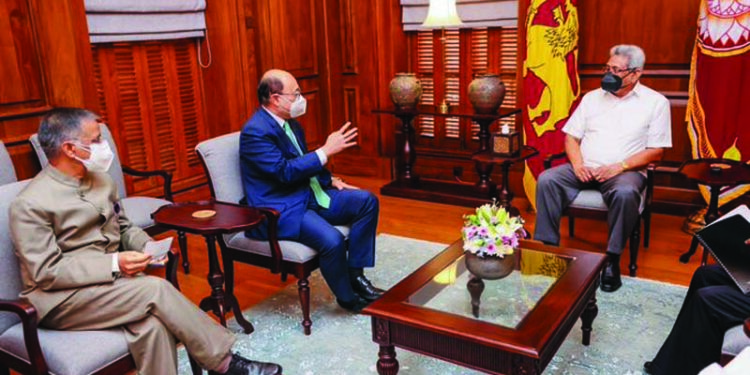 We won’t allow our country to be used for any activity against India: Lankan President Rajapaksa