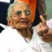 PM Modi’s nonagenarian mother performs her democratic duty, casts vote in Gandhinagar civic polls