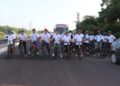 Azadi Ka Amrit Mahotsav: INS Valsura holds 75-km cycling expedition