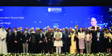 Rajnath Singh invites foreign defence companies to participate in Asia’s largest defence exhibition in Gandhinagar