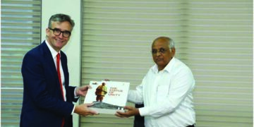 British High Commissioner to India and his Deputy call on Gujarat CM Bhupendra Patel