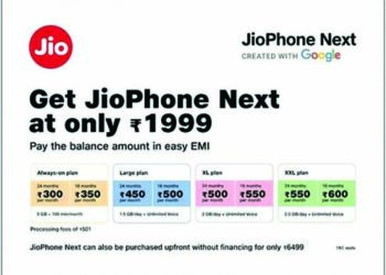 World’s most affordable smartphone, JioPhone Next, installment plan starts at Rs 1,999