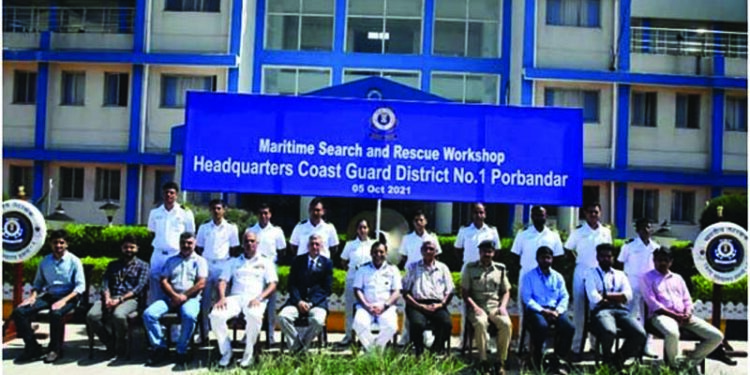 Indian Coast Guard organises one-day ‘Maritime Search and Rescue Workshop’ in Porbandar