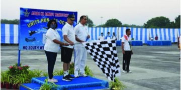 Azadi Ka Amrut Mahotsav: HQ South Western Air Command, Gandhinagar conducts ‘Unity Run’ 