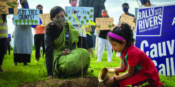 Birthday bash with a difference: Sadhguru Foundation plant trees to honour environmentalist Juhi Chawla