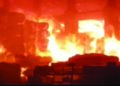 Massive fire engulfs paper mill in Vapi