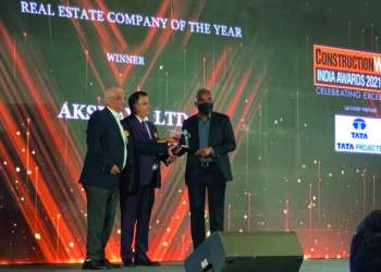 Akshaya bags Construction Week India’s Real Estate Company of the year 2021 award 