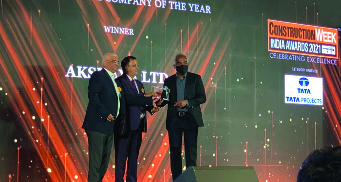 Akshaya bags Construction Week India’s Real Estate Company of the year 2021 award 