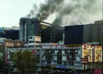 Ahmedabad fire brigade contains blaze in two commercial complexes
