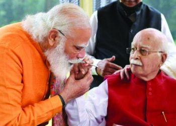 PM Modi, leaders greet BJP’s longest-serving president LK Advani, pray for his long & healthy life