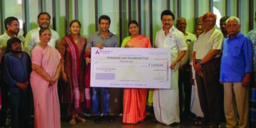 Star couple Suriya-Jyotika donates Rs 1 crore to Irular Educational Trust