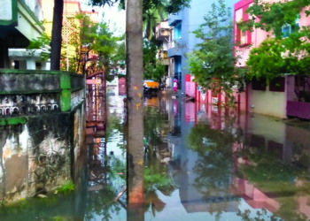 Rains continue to batter Puducherry, throw normal life out of gear