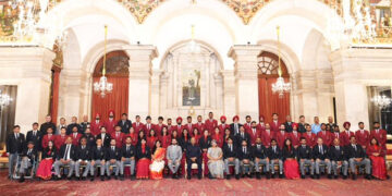 President honours country’s sporting best at dazzling National awards ceremony