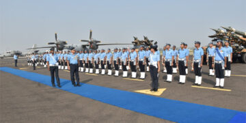 SWAC AOC-in-Chief Air Marshal Vikram Singh visits Air Force Station Vadodara