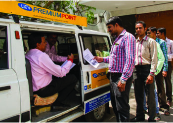 MP Financial launches mobile van service for on-the-spot LIC premium collection in Ahmedabad