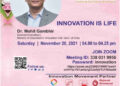Education Ministry Innovation Cell Director Dr Mohit Gambhir to address GIS Foundation’s session