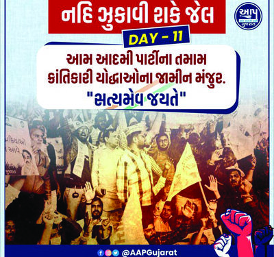 55 Gujarat AAP leaders get bail in BJP HQs storming case