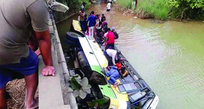 8 killed, including 5 women, as Andhra govt bus plunges into rivulet in West Godavari district