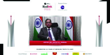 Red Inks Award: News mixed with views is a ‘dangerous cocktail’, says CJI Ramana