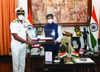 ICG Director-General Krishnaswamy Natarajan pays courtesy call on TN Governor