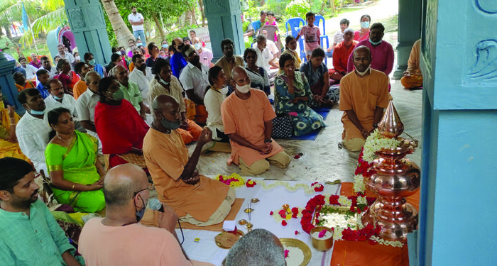 Ahead of Kumbabishekam, dilapidated Shiva Temple gets Isha’s consecrated Yantra