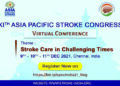 Indian Stroke Association to host Asia Pacific Stroke Congress from Dec 9-11, in Chennai