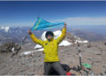 Kazakhstan’s 30th Anniversary: Legendary mountaineer Maksut Zhumaev keeps the Expo spirit on Top of the World!