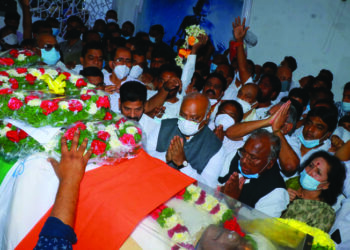 State funeral accorded to former TN Guv, undivided AP CM Rosaiah