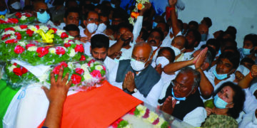 State funeral accorded to former TN Guv, undivided AP CM Rosaiah