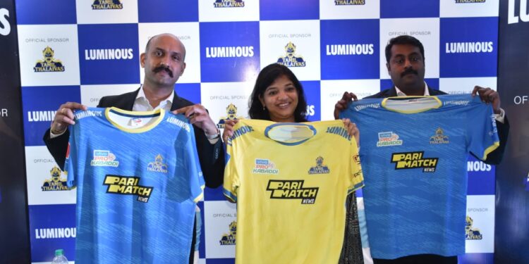 Pro Kabaddi League 2021: Luminous Power is official sponsor of Tamil Thalaivas