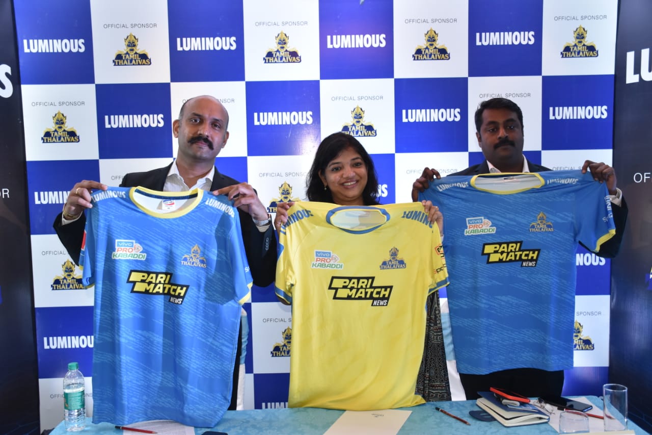Luminous - The Pro Kabaddi League is here with Luminous being the Official  Sponsors of the TAMIL THALAIVAS. Get ready for this fun filled season  powered by Luminous starting Dec, 22nd onwards. #