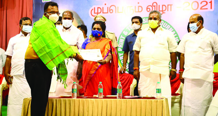 Tamilisai, CM inaugurate Puducherry journalists association, honour senior scribes