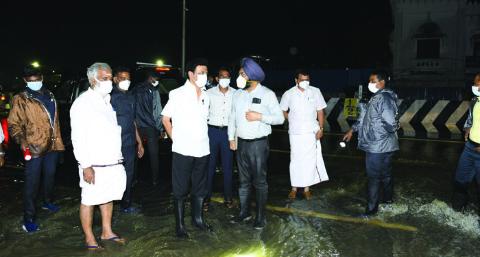CM Stalin declares closure of government offices, schools, colleges as heavy rains lash Chennai, adjoining dists