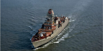Stealth destroyer Mormugao sails for maiden sea trials on Goa Liberation Day